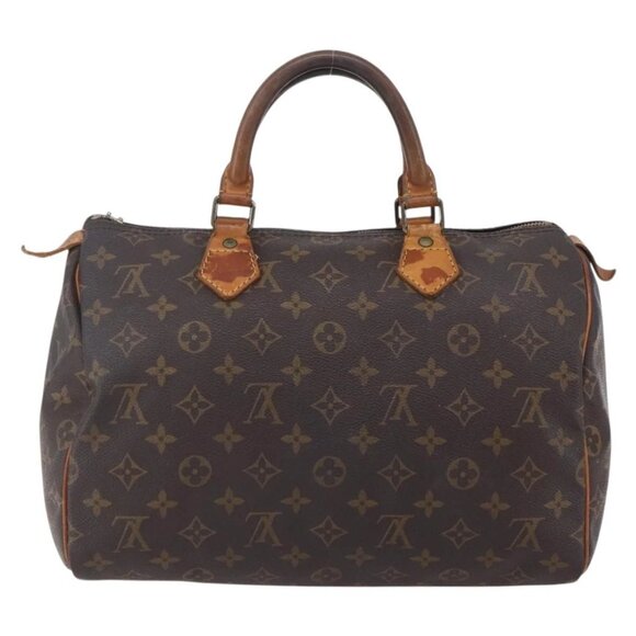LOUIS VUITTON Monogram Speedy 30 Hand Bag M41526 LV Auth 148730 - Picture 3 of 16